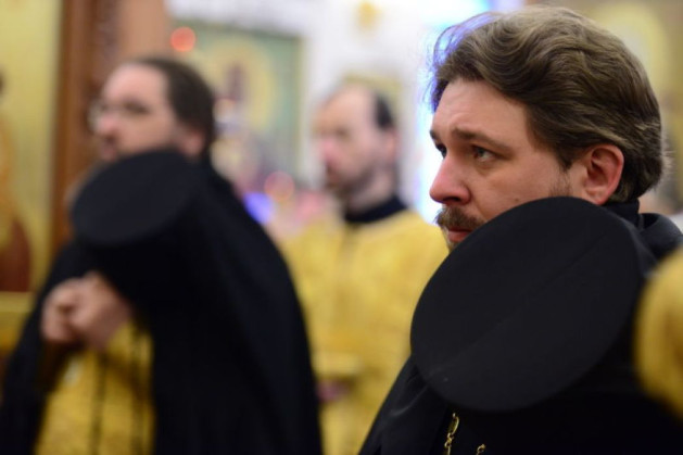Отец Филарет на сороковой день после гибели мамы